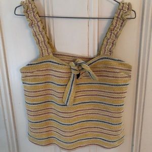 Madewell Texture and Thread cropped tank